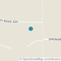 Map location of 4297 County Road 322, De Berry TX 75639