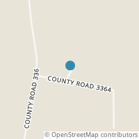 Map location of 155 County Road 3364, De Berry TX 75639