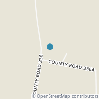 Map location of 922 County Road 336, De Berry TX 75639