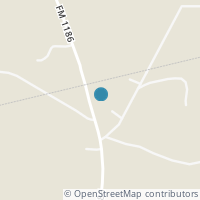 Map location of 2834 Fm 1186, De Berry TX 75639