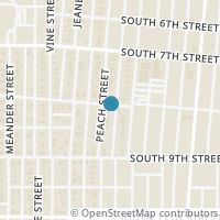 Map location of 1541 8Th St, Abilene TX 79602