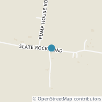 Map location of 1406 Slate Rock Rd, Ennis TX 75119