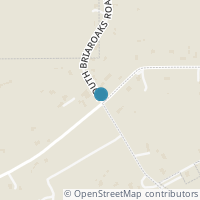 Map location of TBD S Briaroaks Road, Burleson, TX 76028