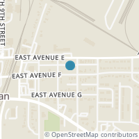 Map location of 417 E Avenue F, Midlothian TX 76065