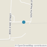 Map location of 689 S Bois D Arc St, Van TX 75790