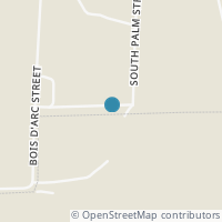 Map location of 689 S Bois D Arc St, Van TX 75790