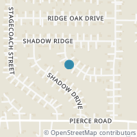 Map location of 104 Brushy Way, Red Oak, TX 75154