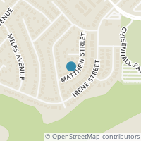 Map location of 1052 Matthew Street, Burleson, TX 76028