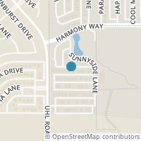 Map location of 316 Village Drive, Red Oak, TX 75154