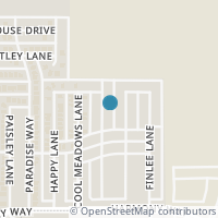Map location of 208 Melody Way, Red Oak, TX 75154