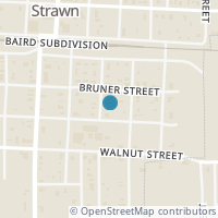 Map location of 215 Adams Ave, Strawn TX 76475