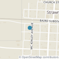 Map location of 112 Mckinley Ave, Strawn TX 76475