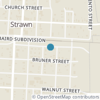Map location of 312 S Front St, Strawn TX 76475