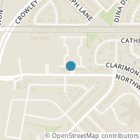 Map location of 1301 Summerset Lane, Burleson, TX 76028