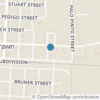 Map location of 402 E Housley St, Strawn TX 76475