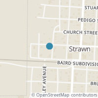 Map location of 121 Bowie Ave, Strawn TX 76475