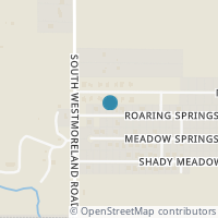 Map location of 715 Roaring Springs Drive, Glenn Heights, TX 75154