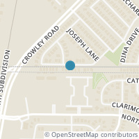 Map location of 538 Lily St, Crowley TX 76036