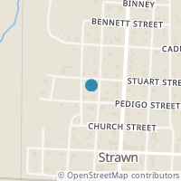 Map location of 208 W Pedigo St, Strawn TX 76475