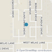 Map location of 1908 Sunflower Drive, Glenn Heights, TX 75154