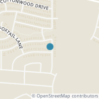 Map location of 1100 Beaverwood Lane, Crowley, TX 76036