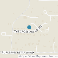 Map location of 817 Tye Crossing Court, Burleson, TX 76028