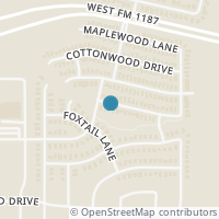Map location of 1161 Browntop Street, Crowley, TX 76036