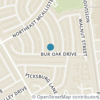 Map location of 805 Sycamore Street, Burleson, TX 76028