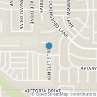 Map location of 1417 Kinglet Street, DeSoto, TX 75115