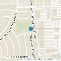 Map location of 835 Hickory Street, Burleson, TX 76028