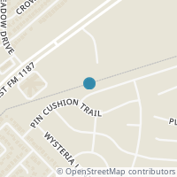 Map location of 413 Peach Lane, Burleson, TX 76028