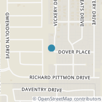Map location of 1133 Vickery Drive, DeSoto, TX 75115
