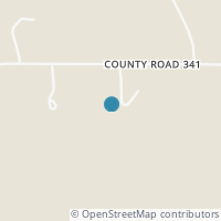 Map location of 15528 County Road 341, Abilene TX 79601