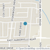 Map location of 702 Keessee Drive, Cedar Hill, TX 75104