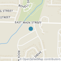 Map location of 209 Rock Meadow Drive, Crowley, TX 76036