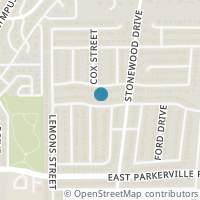 Map location of 822 Thorton Drive, Cedar Hill, TX 75104