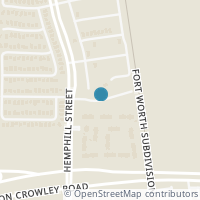 Map location of 438 Milverton, Crowley, TX 76036