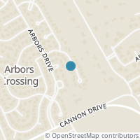 Map location of 7 Brook Arbor Court, Mansfield, TX 76063