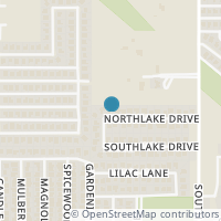 Map location of 1129 Northlake Drive, DeSoto, TX 75115