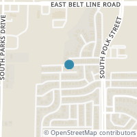 Map location of 705 Sycamore Dr, Desoto TX 75115