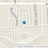 Map location of 156 Stardust Lane, DeSoto, TX 75115