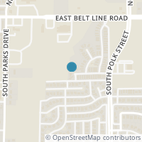 Map location of 701 Ashbrook Dr, Desoto TX 75115