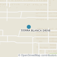 Map location of 1129 Sierra Blanca Drive, Fort Worth, TX 76028