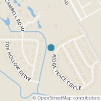 Map location of 3117 Ridge Trace Cir, Mansfield TX 76063