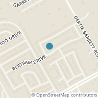 Map location of 1706 Bertram Drive, Mansfield, TX 76063