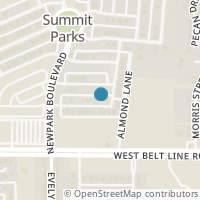 Map location of 409 Castle Street, DeSoto, TX 75115