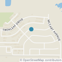 Map location of 4217 Sweet Clover Lane, Fort Worth, TX 76036