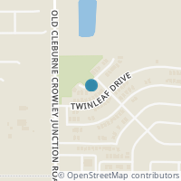 Map location of 4349 Red Clover Lane, Fort Worth, TX 76036