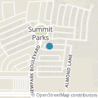 Map location of 424 Shasta Street, DeSoto, TX 75115