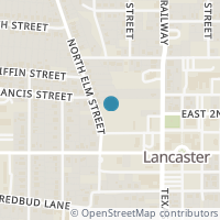 Map location of 220 N Elm Street, Lancaster, TX 75146